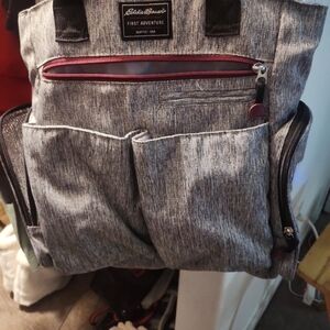 Eddie Bauer Gray Backpack for Men